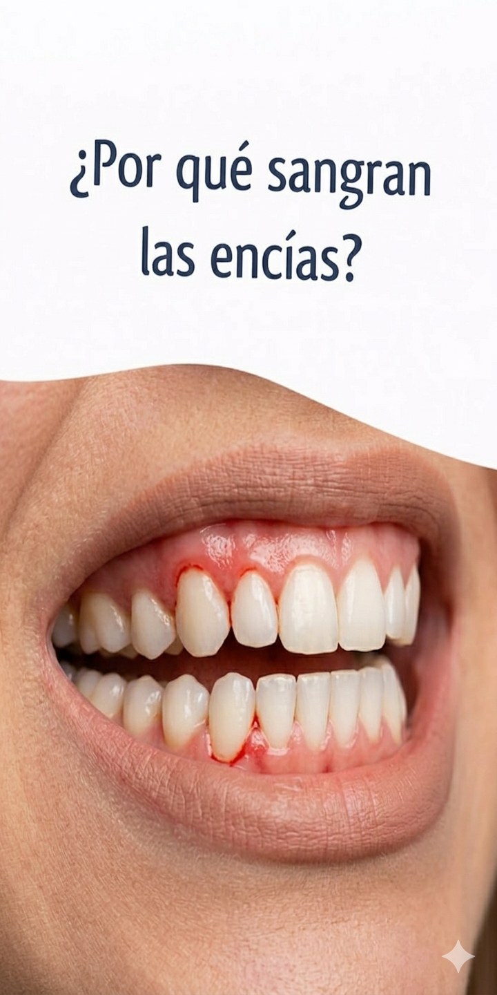 Por qué sangran las encías